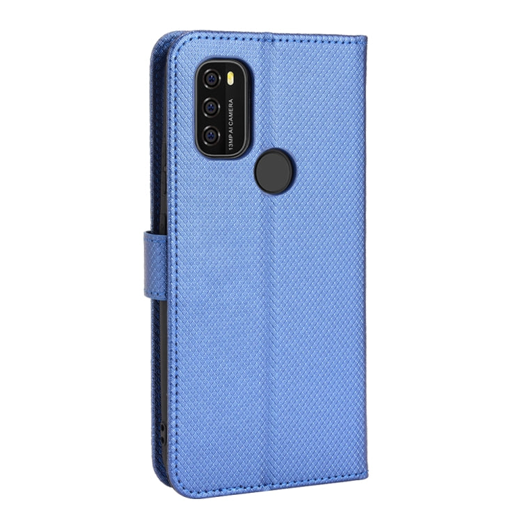 For Blackview A70 2021 Diamond Texture Leather Phone Case(Blue) - More Brand by buy2fix | Online Shopping UK | buy2fix