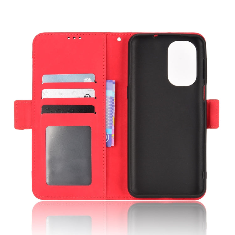 For Ulefone Note 13P Skin Feel Calf Pattern Leather Phone Case(Red) - Ulefone Cases by buy2fix | Online Shopping UK | buy2fix