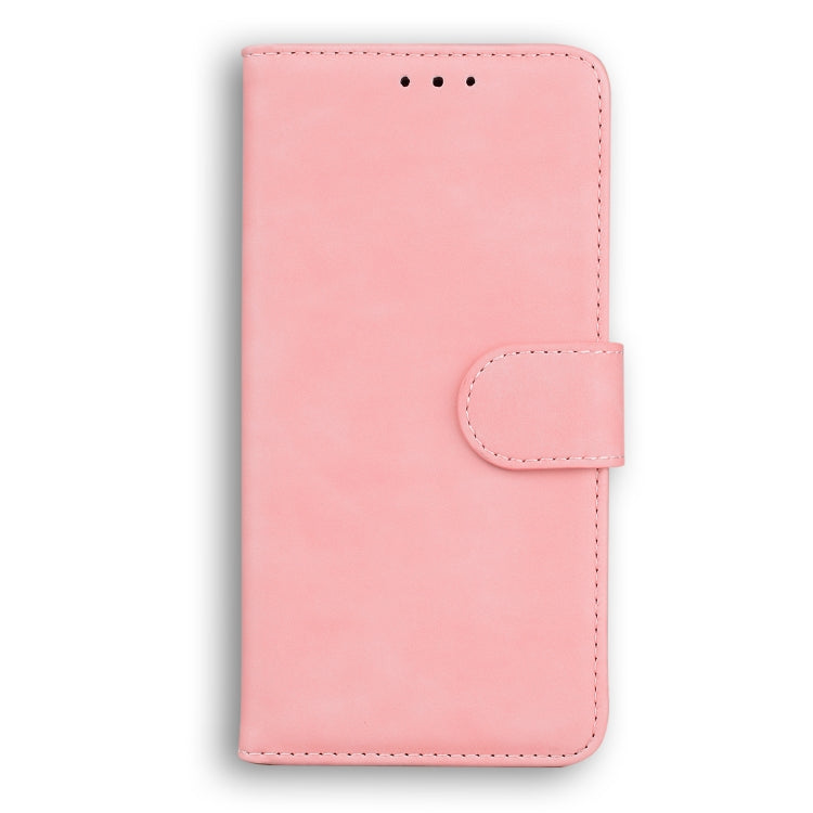 For Blackview A80 Skin Feel Pure Color Flip Leather Phone Case(Pink) - More Brand by buy2fix | Online Shopping UK | buy2fix