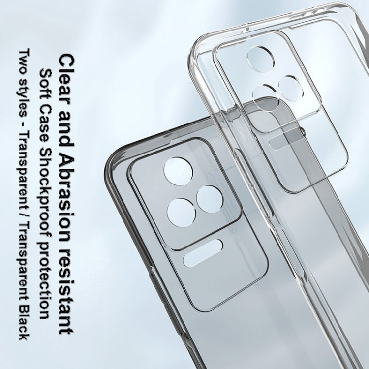 For Xiaomi Redmi K40S 5G IMAK UX-5 Series Transparent TPU Phone Case(Transparent Black) - Xiaomi Cases by imak | Online Shopping UK | buy2fix