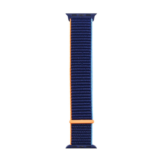 For Apple Watch Apple Watch Ultra 49mm&Watch Ultra 2 49mm / Series 9&8&7 45mm / SE 3&SE 2&6&SE&5&4 44mm / 3&2&1 42mm Mutural Nylon Watch Band(Dark Navy Blue) - Watch Bands by buy2fix | Online Shopping UK | buy2fix