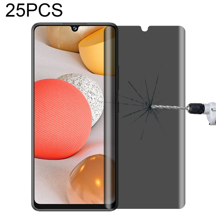 For Samsung Galaxy A42 5G 25pcs Full Cover Anti-peeping Tempered Glass Film - Galaxy Tempered Glass by buy2fix | Online Shopping UK | buy2fix