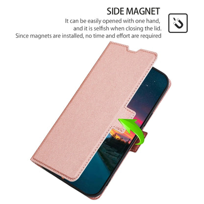 For Blackview A55 Ultra-thin Voltage Side Buckle PU + TPU Leather Phone Case(Rose Gold) - More Brand by buy2fix | Online Shopping UK | buy2fix