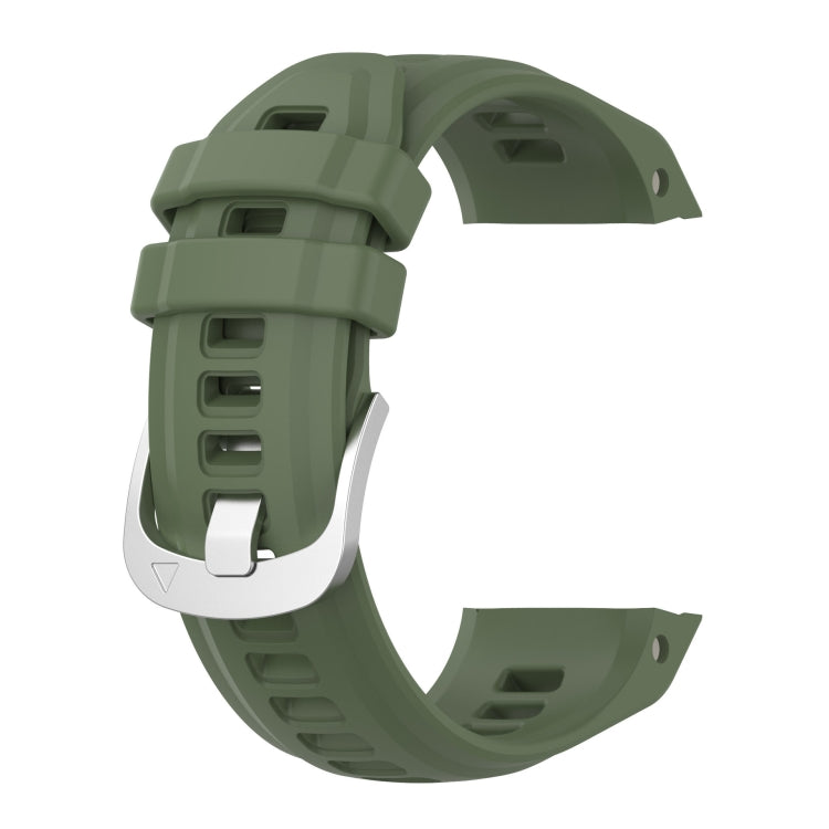 For Garmin Instinct 2S Silicone Watch Band(Dark Green) - Watch Bands by buy2fix | Online Shopping UK | buy2fix