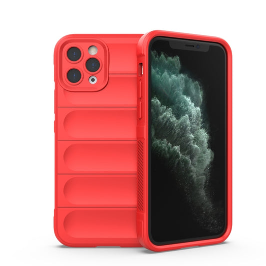 For iPhone 11 Pro Max Magic Shield TPU + Flannel Phone Case (Red) - iPhone 11 Pro Max Cases by buy2fix | Online Shopping UK | buy2fix