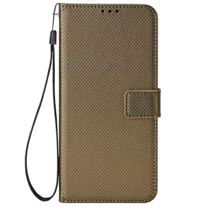 For Blackview A95 Diamond Texture Leather Phone Case(Brown) - More Brand by buy2fix | Online Shopping UK | buy2fix