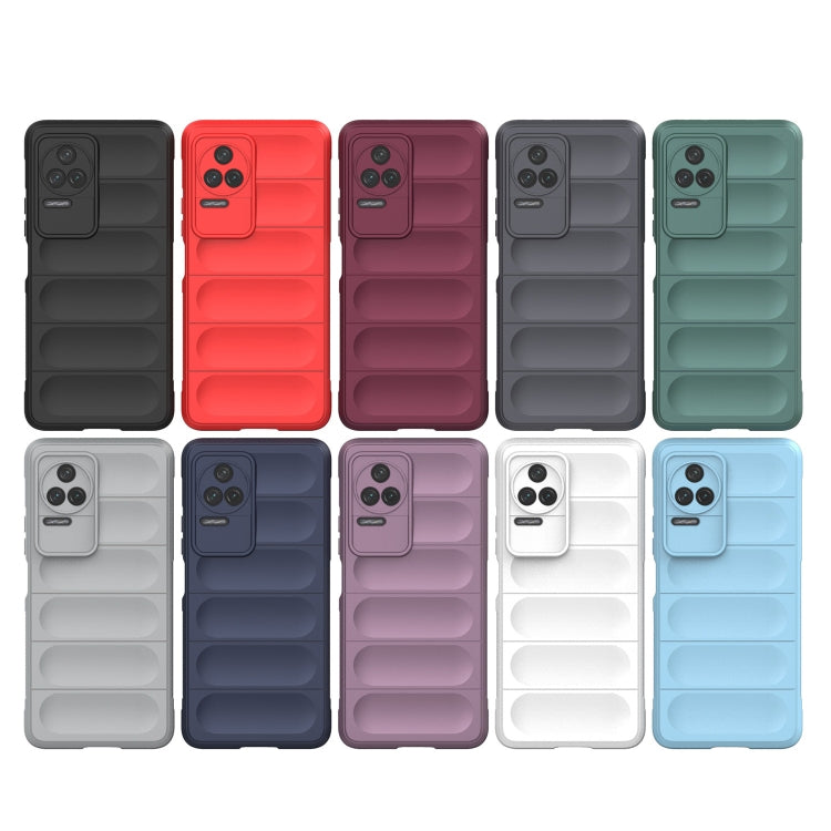 For Xiaomi Redmi K50 Pro Magic Shield TPU + Flannel Phone Case(White) - Xiaomi Cases by buy2fix | Online Shopping UK | buy2fix