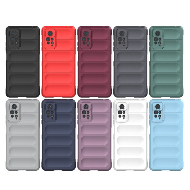 For Xiaomi Redmi Note 11 Pro International Magic Shield TPU + Flannel Phone Case(Dark Grey) - Xiaomi Cases by buy2fix | Online Shopping UK | buy2fix