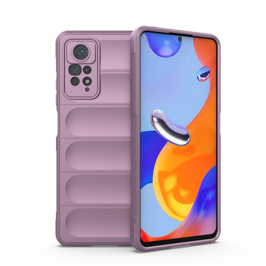 For Xiaomi Redmi Note 11 Pro International Magic Shield TPU + Flannel Phone Case(Purple) - Xiaomi Cases by buy2fix | Online Shopping UK | buy2fix