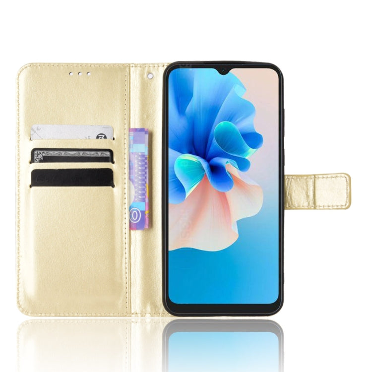 For Blackview A55 Pro Retro Crazy Horse Texture Leather Phone Case(Gold) - More Brand by buy2fix | Online Shopping UK | buy2fix