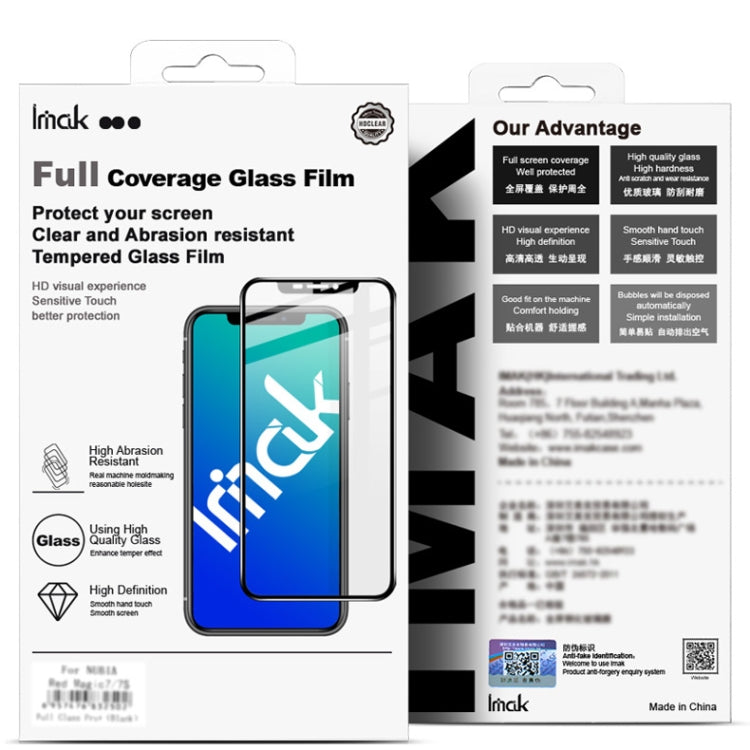 imak 9H Surface Hardness Full Screen Tempered Glass Film Pro+ Series For OPPO Reno7 4G Global/Reno7 5G Global/F21 Pro 4G Global/F21 Pro 5G Global/Reno8 4G Global - OPPO Tempered Glass by imak | Online Shopping UK | buy2fix