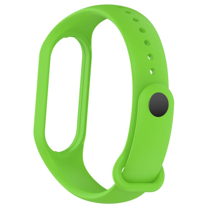 For Xiaomi Mi Band 7 / 7NFC / 6 / 6 NFC / 5 / 5 NFC / Amazfit Band 5 Official Silicone Watch Band(Green Tea) - Watch Bands by buy2fix | Online Shopping UK | buy2fix