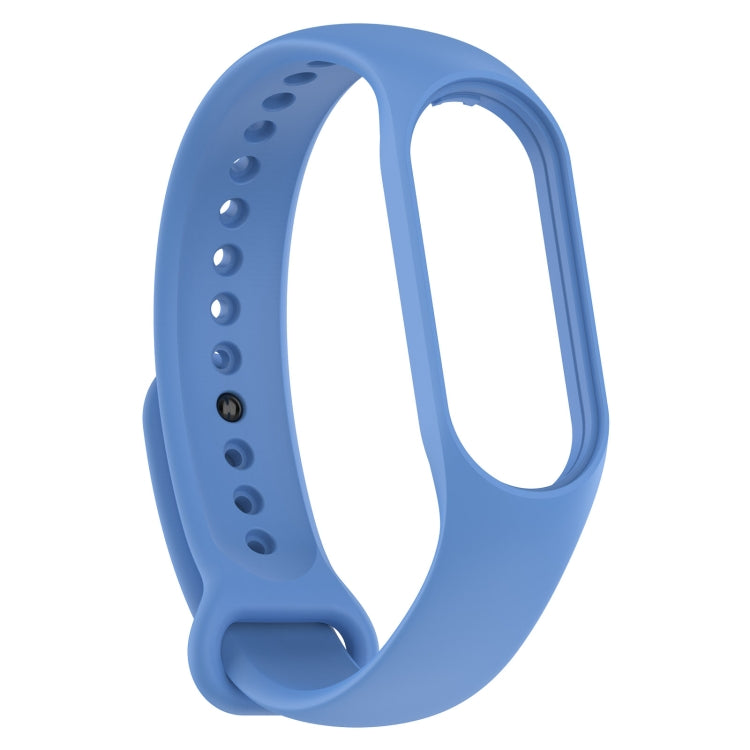 For Xiaomi Mi Band 7 / 7NFC / 6 / 6 NFC / 5 / 5 NFC / Amazfit Band 5 Official Silicone Watch Band(Denim Blue) - Watch Bands by buy2fix | Online Shopping UK | buy2fix