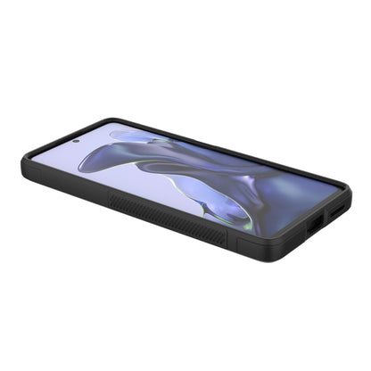 For Xiaomi 11T Magic Shield TPU + Flannel Phone Case(Black) - Xiaomi Cases by buy2fix | Online Shopping UK | buy2fix