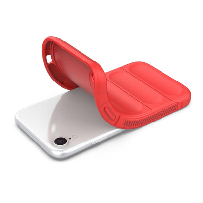 For iPhone XR Magic Shield TPU + Flannel Phone Case(Red) - More iPhone Cases by buy2fix | Online Shopping UK | buy2fix