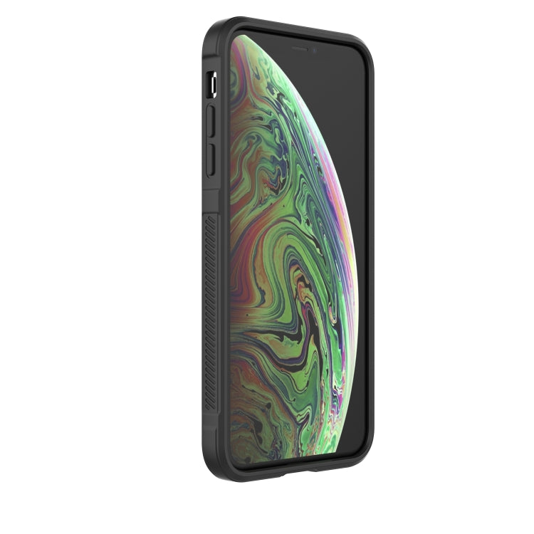 For iPhone XS Max Magic Shield TPU + Flannel Phone Case(Grey) - More iPhone Cases by buy2fix | Online Shopping UK | buy2fix