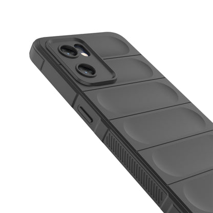 For OPPO Reno7 5G Global / Find X5 Lite Magic Shield TPU + Flannel Phone Case(Grey) - OPPO Cases by buy2fix | Online Shopping UK | buy2fix