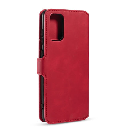 For Galaxy S20+ DG.MING Retro Oil Side Horizontal Flip Case with Holder & Card Slots & Wallet(Red) - Galaxy Phone Cases by DG.MING | Online Shopping UK | buy2fix