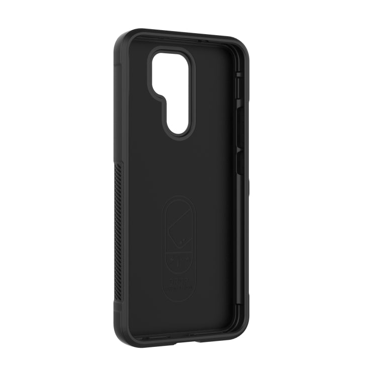 For Xiaomi Redmi 9 Magic Shield TPU + Flannel Phone Case (Black) - Xiaomi Cases by buy2fix | Online Shopping UK | buy2fix