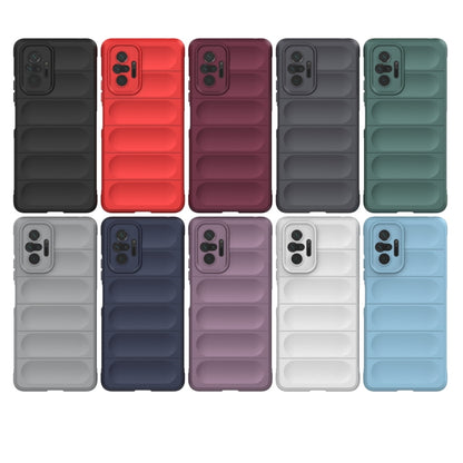 For Xiaomi Redmi Note 10 Pro 4G Magic Shield TPU + Flannel Phone Case(Grey) - Xiaomi Cases by buy2fix | Online Shopping UK | buy2fix