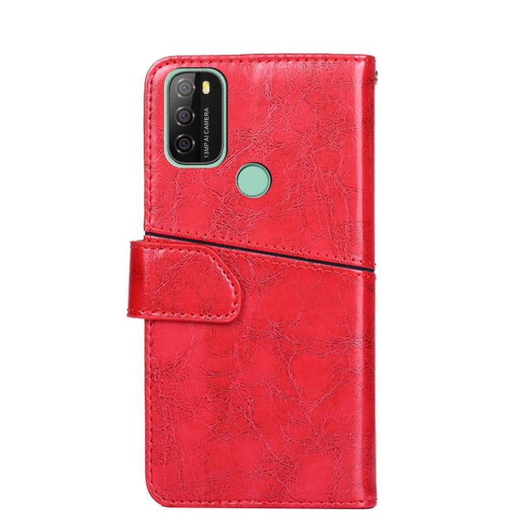 For Blackview A70 Geometric Stitching Horizontal Flip Leather Phone Case(Red) - More Brand by buy2fix | Online Shopping UK | buy2fix