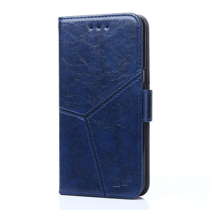 For Blackview A70 Geometric Stitching Horizontal Flip Leather Phone Case(Blue) - More Brand by buy2fix | Online Shopping UK | buy2fix