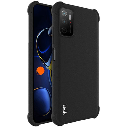 For Xiaomi Redmi Note 11SE 5G/Note 10 5G/ Note 10T 5G/Xiaomi Poco M3 Pro 4G/5G IMAK All-inclusive Shockproof Airbag TPU Case with Screen Protector (Matte Black) - Xiaomi Cases by imak | Online Shopping UK | buy2fix