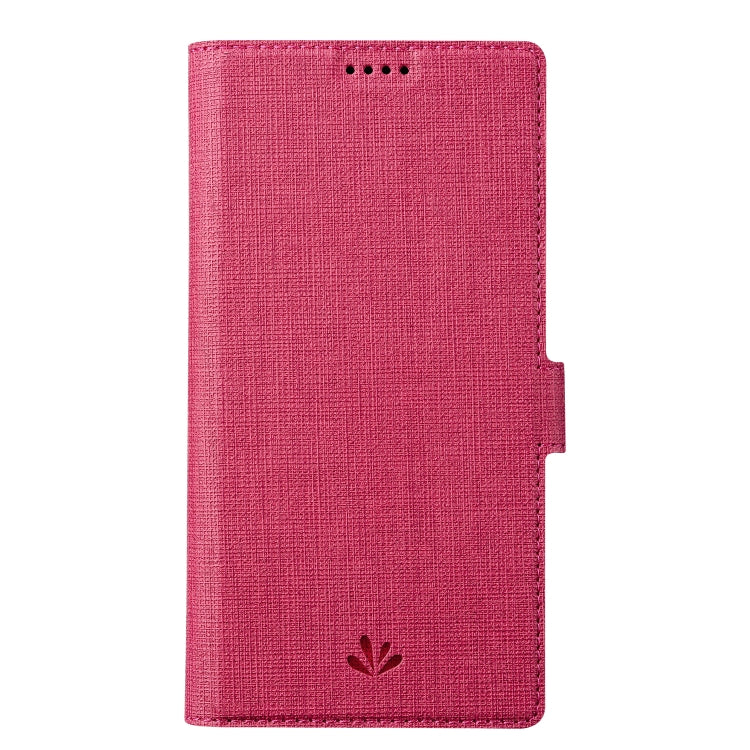 For iPhone 14 Pro ViLi K Series Dual-side Buckle Magsafe Leather Phone Case(Rose Red) - iPhone 14 Pro Cases by ViLi | Online Shopping UK | buy2fix