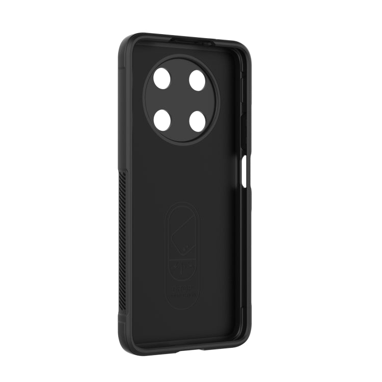 For Huawei Nova Y90/Enjoy 50 Pro Magic Shield TPU + Flannel Phone Case(Dark Blue) - Huawei Cases by buy2fix | Online Shopping UK | buy2fix