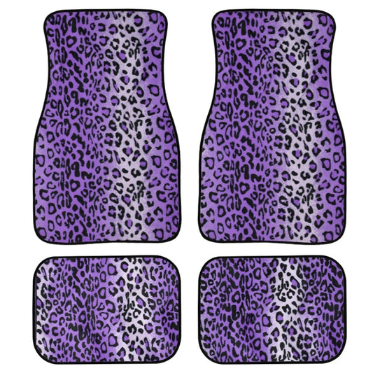 4 in 1 Leopard Print Universal Printing Auto Car Floor Mats Set, Style:HN1408GP - Floor Mats by buy2fix | Online Shopping UK | buy2fix