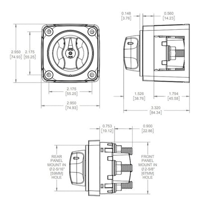 CP-0085-04 300 Amp Battery Power Off Switche - Marine Accessories & Parts by buy2fix | Online Shopping UK | buy2fix