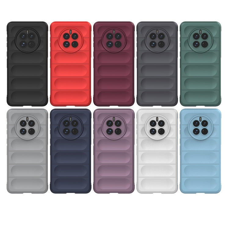 For Huawei Mate 50 Magic Shield TPU + Flannel Phone Case(Grey) - Huawei Cases by buy2fix | Online Shopping UK | buy2fix