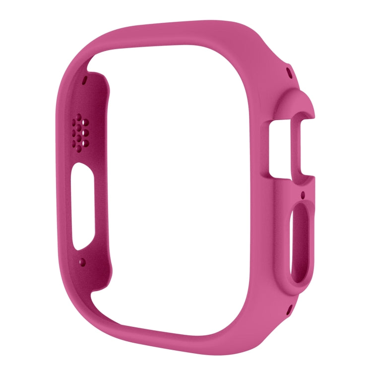 Half-inclusive PC Protective Case For Apple Watch Ultra 49mm / Apple Watch Ultra 2 49mm(Rose Red) - Watch Cases by buy2fix | Online Shopping UK | buy2fix