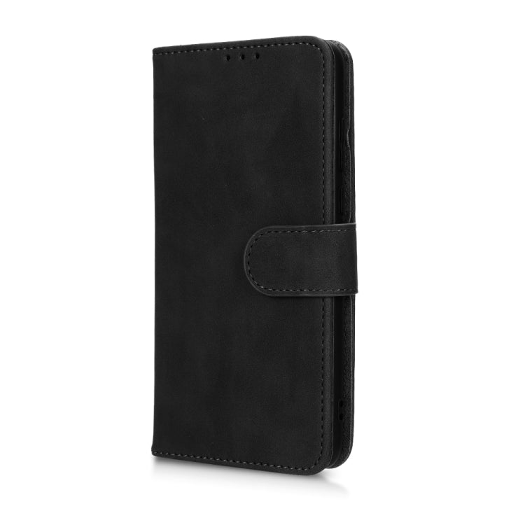 For Motorola Edge 30 Lite / Edge 30 Neo Skin Feel Magnetic Flip Leather Phone Case(Black) - Motorola Cases by buy2fix | Online Shopping UK | buy2fix