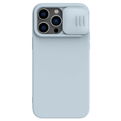 For iPhone 14 Pro NILLKIN CamShield MagSafe Liquid Silicone Phone Case (Grey) - iPhone 14 Pro Cases by buy2fix | Online Shopping UK | buy2fix