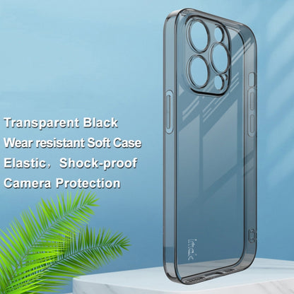 For iPhone 14 Pro Max imak UX-5 Series Shockproof TPU Protective Phone Case(Transparent Black) - iPhone 14 Pro Max Cases by imak | Online Shopping UK | buy2fix