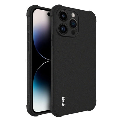 For iPhone 14 Pro imak Shockproof Airbag TPU Phone Case(Matte Black) - iPhone 14 Pro Cases by imak | Online Shopping UK | buy2fix