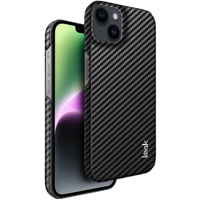 For iPhone 14 IMAK Ruiyi Series Carbon Fiber PU + PC Phone Case - iPhone 14 Cases by imak | Online Shopping UK | buy2fix