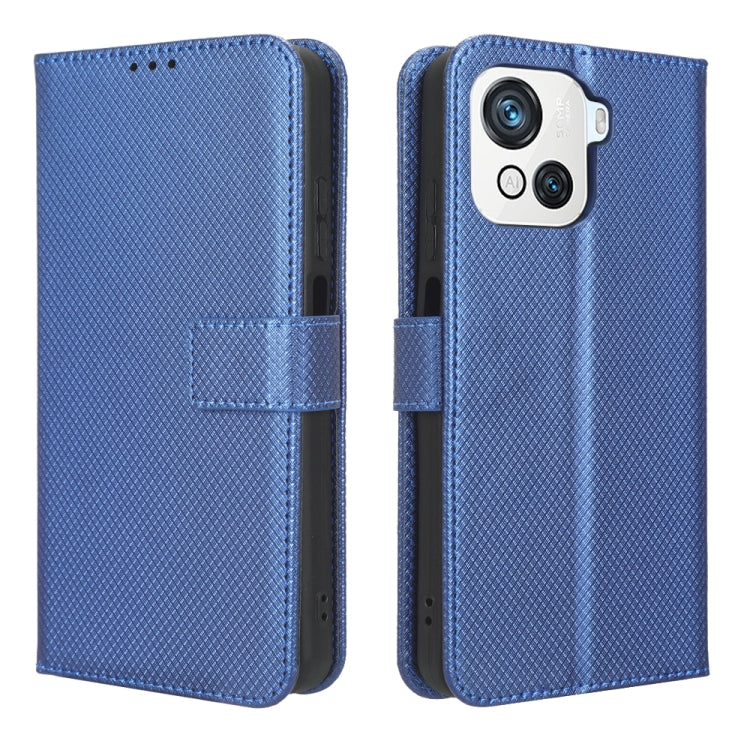 For Blackview OSCAL C80 Diamond Texture Leather Phone Case(Blue) - More Brand by buy2fix | Online Shopping UK | buy2fix