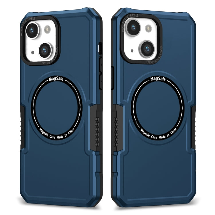 For iPhone 14 MagSafe Shockproof Armor Phone Case(Dark Blue) - iPhone 14 Cases by buy2fix | Online Shopping UK | buy2fix