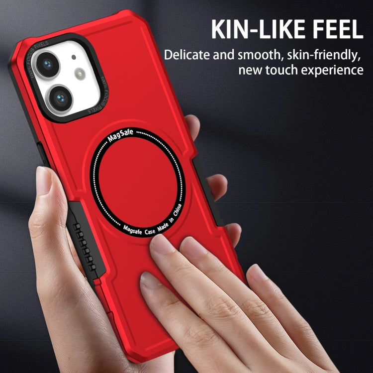 For iPhone 11 MagSafe Shockproof Armor Phone Case(Red) - iPhone 11 Cases by buy2fix | Online Shopping UK | buy2fix