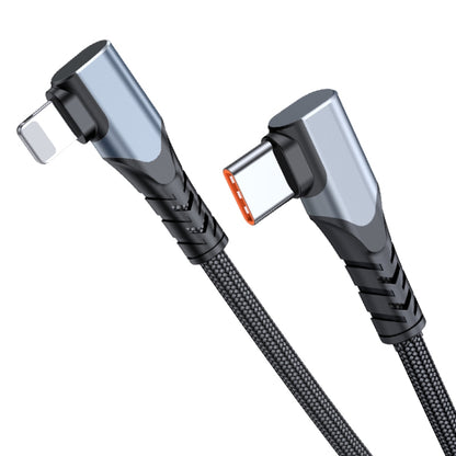 ADC-009 20W USB-C/Type-C to 8 Pin Double Elbow Data Cable, Length:2m - 2 in 1 Cable by buy2fix | Online Shopping UK | buy2fix