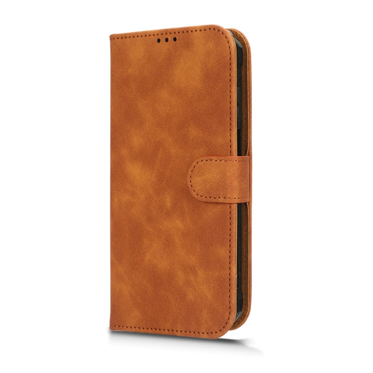 For Blackview BV7200 Skin Feel Magnetic Flip Leather Phone Case(Brown) - More Brand by buy2fix | Online Shopping UK | buy2fix