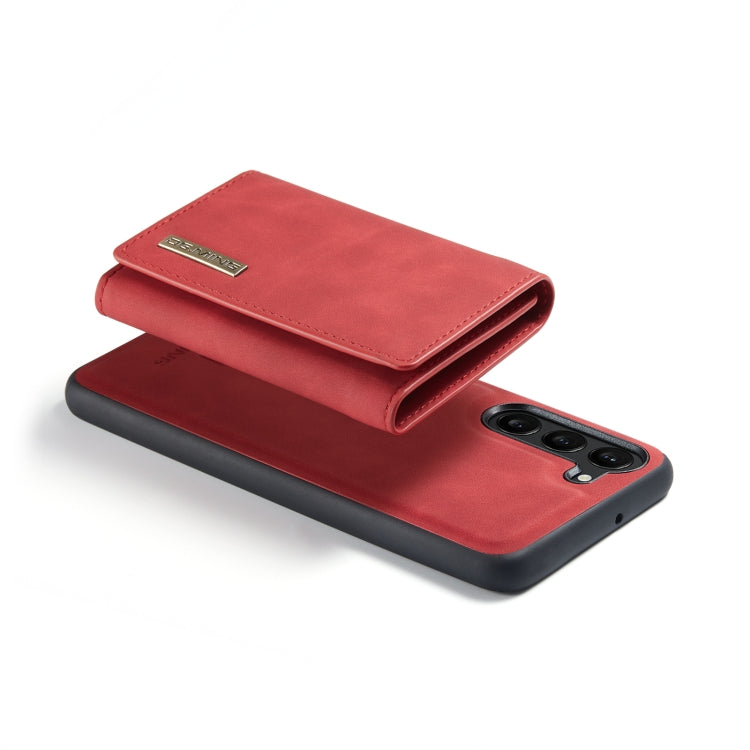 For Samsung Galaxy S23 5G DG.MING M1 Series 3-Fold Multi Card Wallet  Phone Case(Red) - Galaxy S23 5G Cases by DG.MING | Online Shopping UK | buy2fix