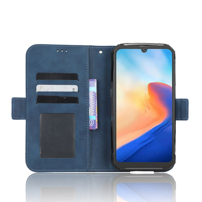 For Blackview BV7200 Skin Feel Calf Texture Card Slots Leather Phone Case(Blue) - More Brand by buy2fix | Online Shopping UK | buy2fix