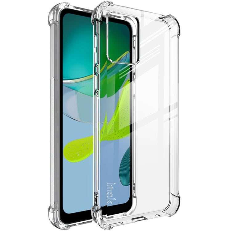 For Motorola Moto E13 4G imak Shockproof Airbag TPU Phone Case(Transparent) - Motorola Cases by imak | Online Shopping UK | buy2fix