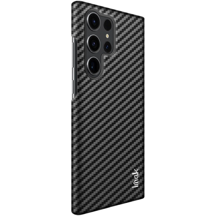 For Samsung Galaxy S23 Ultra 5G imak Ruiyi Series Carbon Fiber PU + PC Phone Case(Black) - Galaxy S23 Ultra 5G Cases by imak | Online Shopping UK | buy2fix