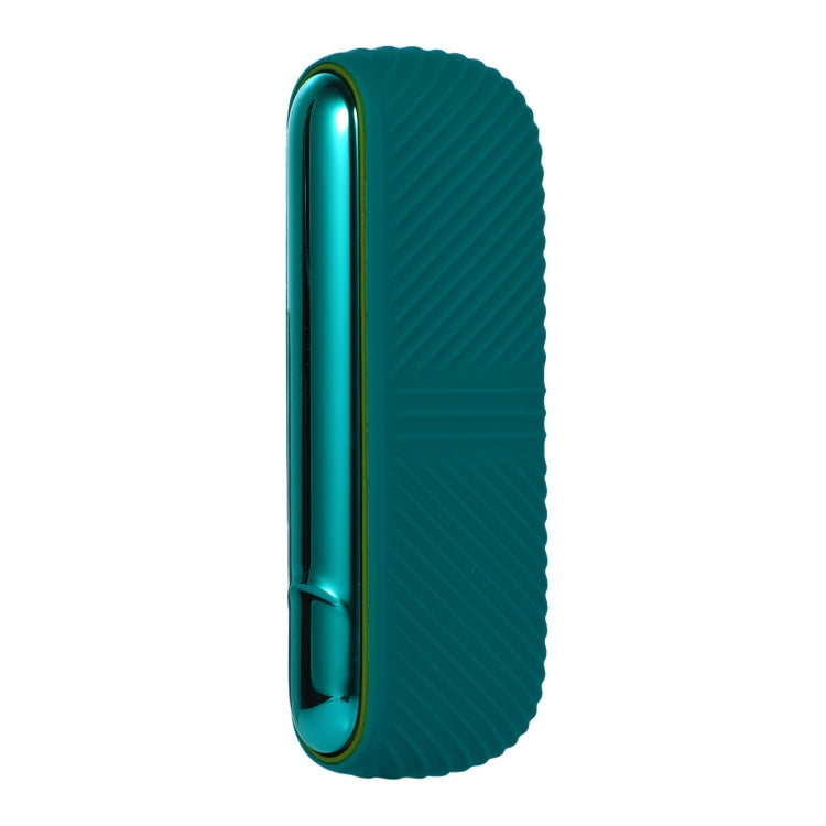 For IQOS ILUMA Silicone Electronic Cigarette Case Charging Compartment With Side Cover(Green) - E Cigarette Accessories by buy2fix | Online Shopping UK | buy2fix