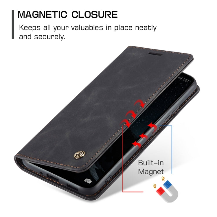 For Xiaomi Redmi 11A / 12C CaseMe 013 Multifunctional Horizontal Flip Leather Phone Case(Black) - Xiaomi Cases by CaseMe | Online Shopping UK | buy2fix