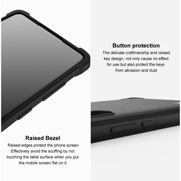 For Sony Xperia 1 V imak Shockproof Airbag TPU Phone Case(Matte Grey) - Sony Cases by imak | Online Shopping UK | buy2fix